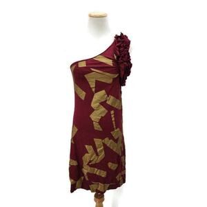 NWT Gadogado Posey one shoulder knit dress in size small Party Cocktail Holiday